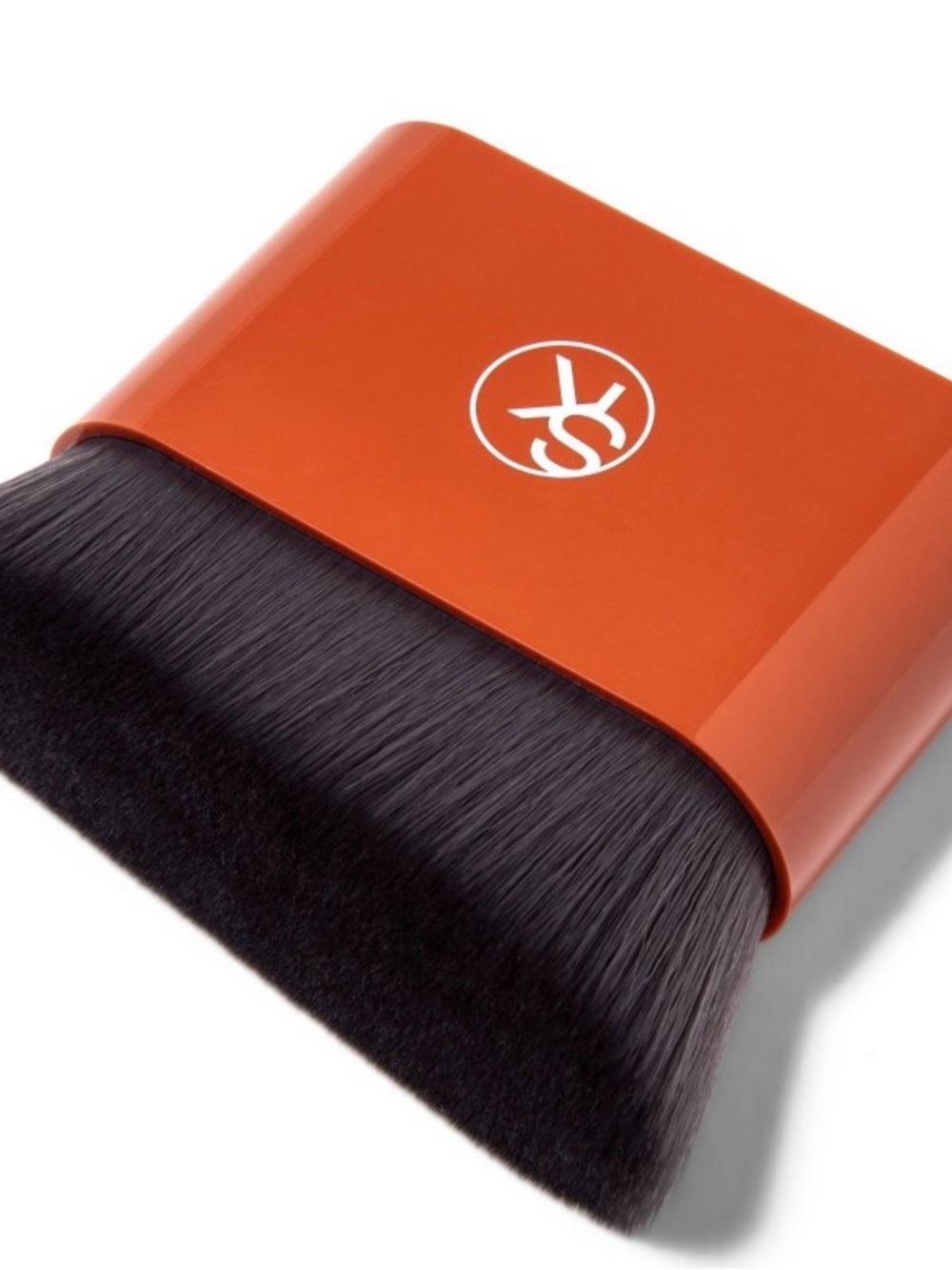 Sonia Kashuk Flat Kabuki Brush in Orange with Black Bristles